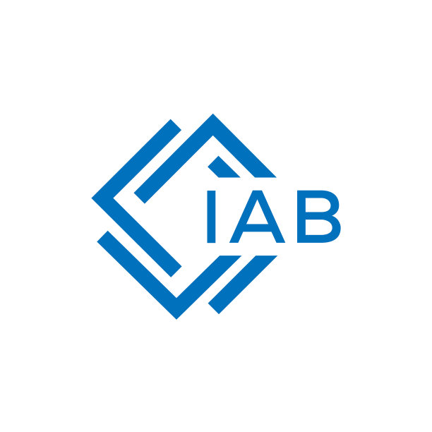 白底Iab字母logo设计图片下载