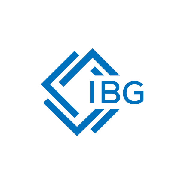 Ibg字母logo设计在白底Ibg图片下载
