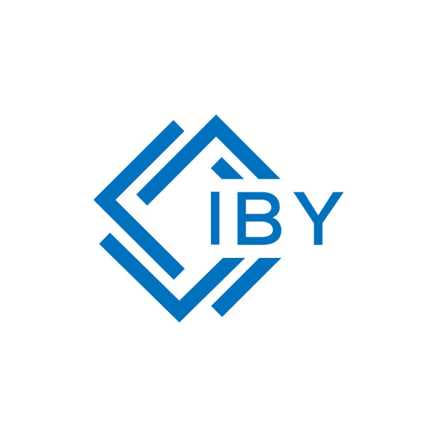 白底Iby字母logo设计图片下载