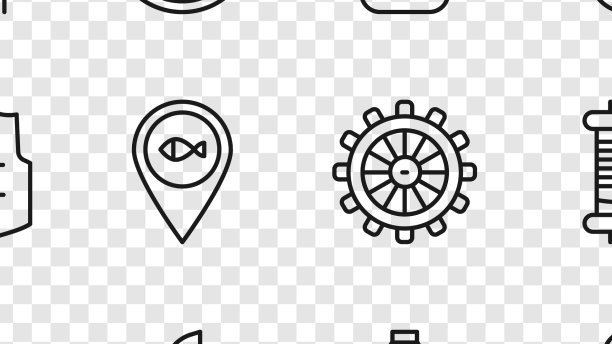 定线充气船锚徒步背包图片下载