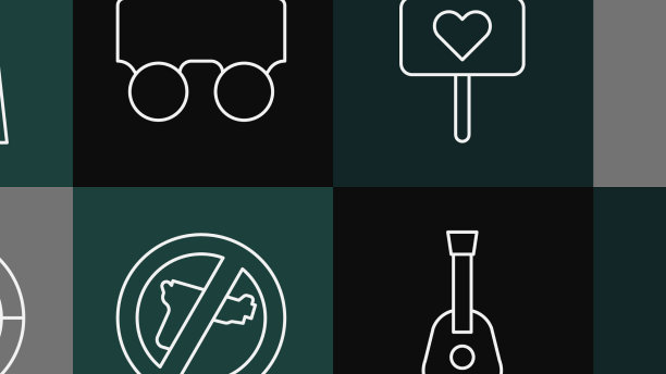 定线旅行箱的花瓶花图片下载