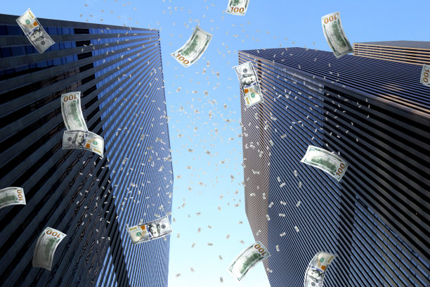 一大笔钱从天上掉到城里图片下载