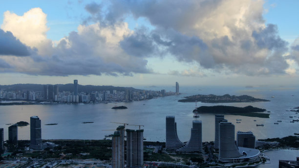 海风城市夜景图片下载
