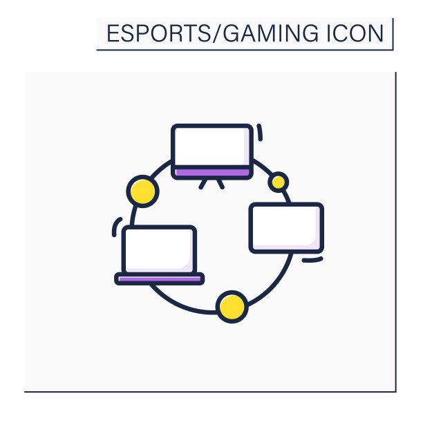 局域网彩色图标图片下载