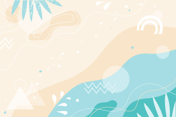 相对的夏季背景抽象的海滨图片下载