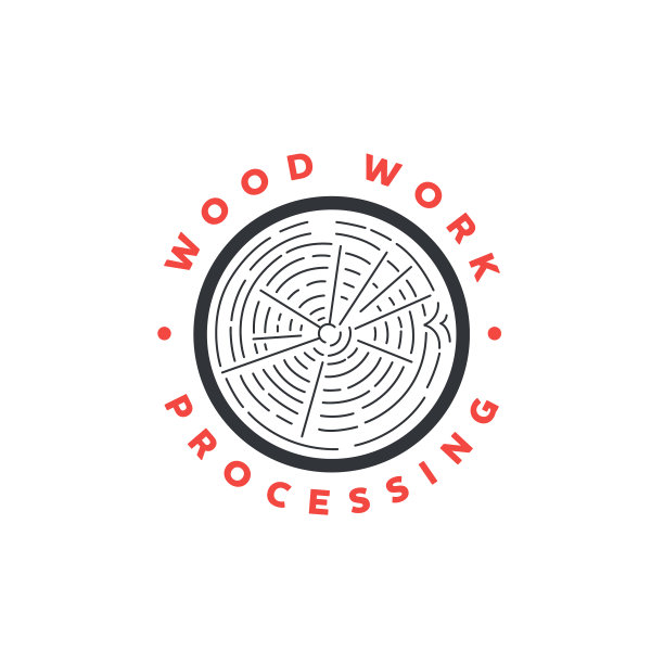 木工树砍纹章图片下载