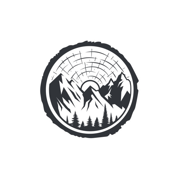 以木刻的形式表现自然的象征图片下载