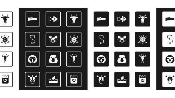 设牛头鼠虫鳄鱼龟鱼图片下载