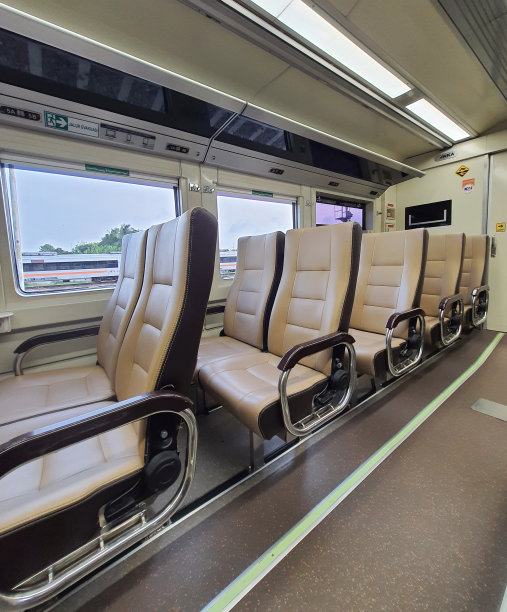 印尼高级经济舱乘客座位。图片下载