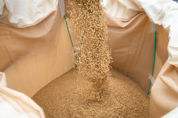 用联合收割机收割水稻图片下载