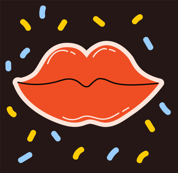 疯狂的嘴唇颜色图片下载