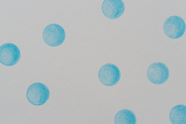 蓝色圆点图案图片下载
