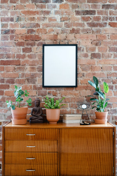 阁楼式公寓的客厅室内图片下载