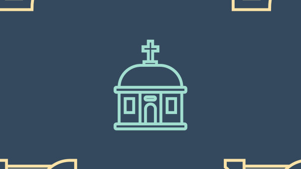 集线羽笔竖琴和圣托里尼建筑图片下载