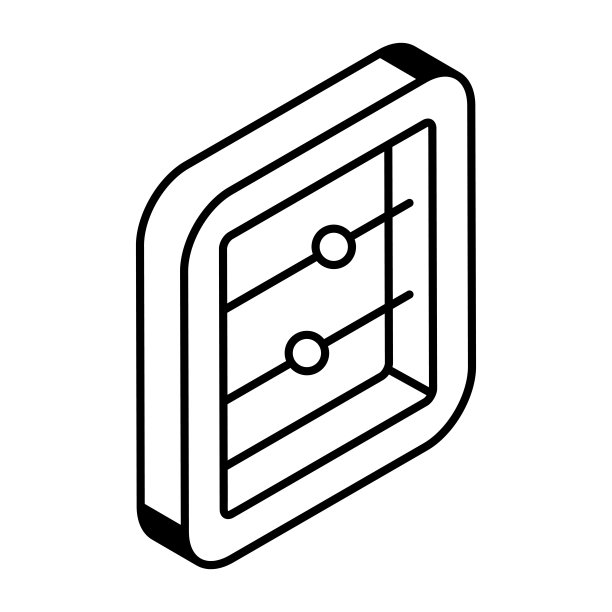 复古计数架，矢量算盘设计图片下载