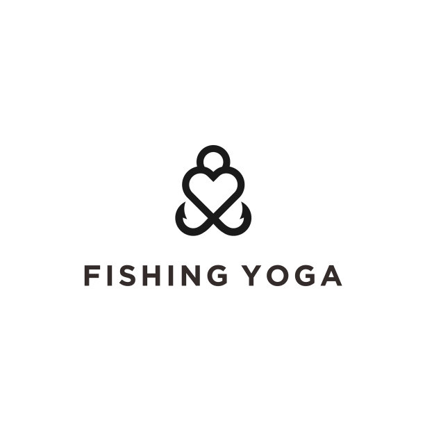 钩瑜伽标志设计图片下载