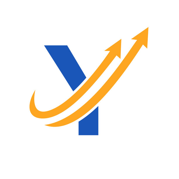 字母Y金融标志。金融和金融投资发展标志模板概念与业务增长箭头图片下载