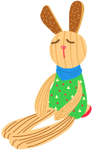 毛绒玩具条纹兔连体衣，娃娃为儿童。动物，毛绒兔幼童玩图片下载