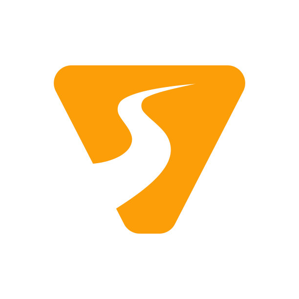 基于路径概念向量模板的字母V交通标志图片下载