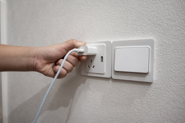 手正在拔出充电器图片下载