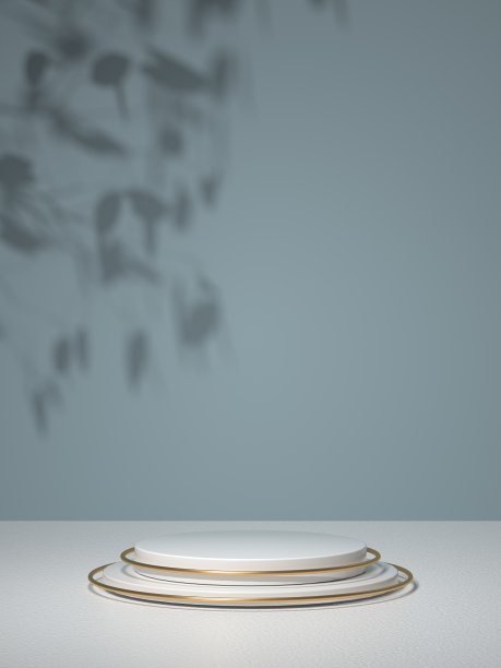 3D渲染的虚拟产品展示平台背景图片下载