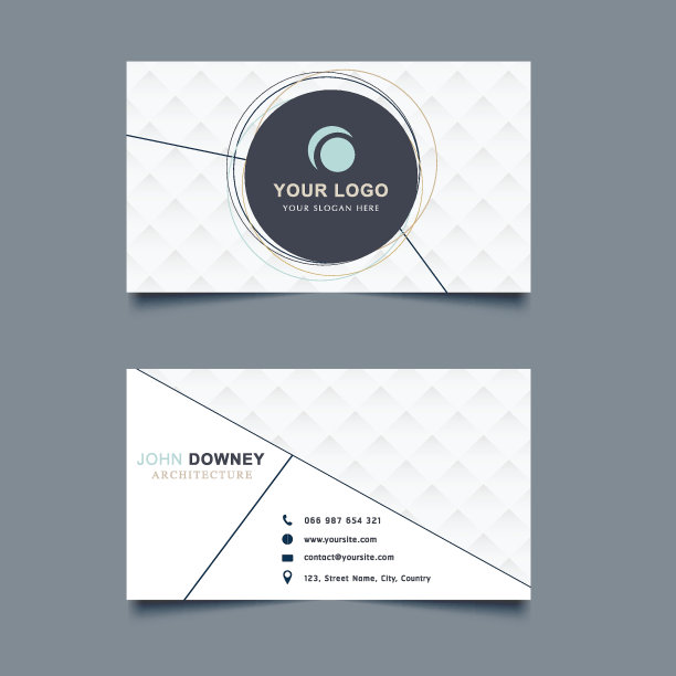 矢量现代创意现实信用卡模板。塑料卡金融演示品牌，企业形象，广告您的业务图片下载