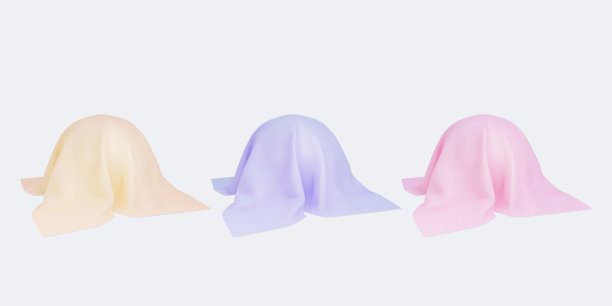 3d集球覆盖布孤立在白色图片下载