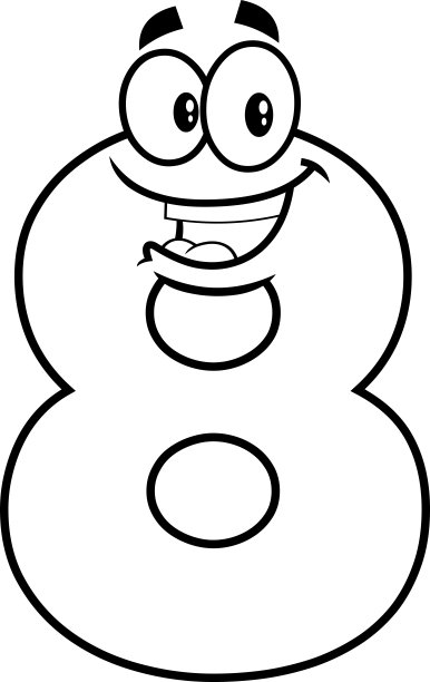 8卡通人物图片下载