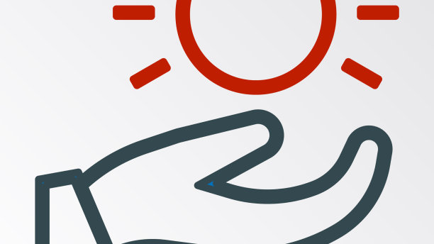 线球悬浮在上方，手标孤立在上图片下载