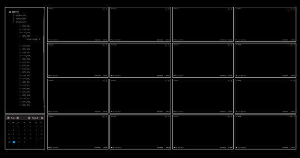 闭路电视摄像头用户界面监控002图片下载