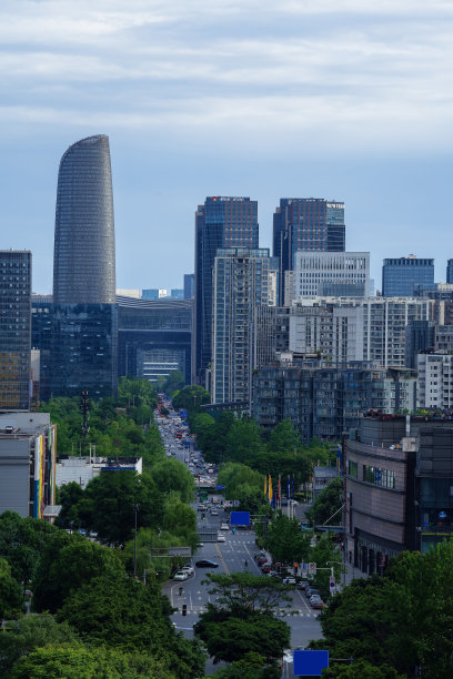 阳光明媚的现代都市图片下载