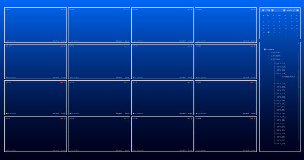 闭路电视摄像头用户界面监控006图片下载