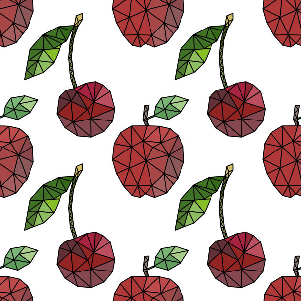 夏季水果无缝图案的孩子和织物图片下载