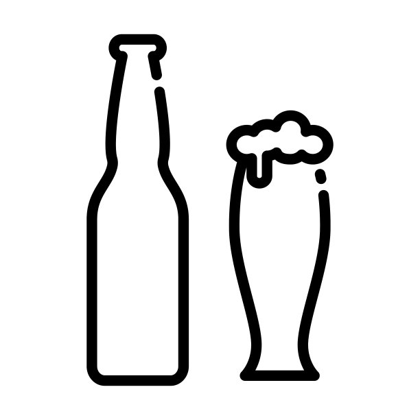 插图矢量图形的啤酒图标图片下载