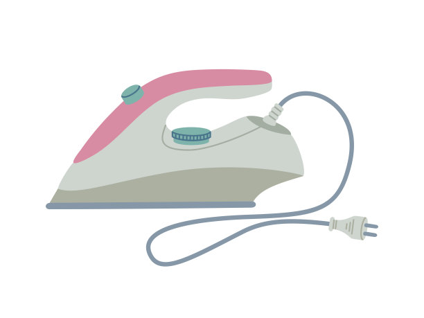 现代的电熨斗。家电图片下载