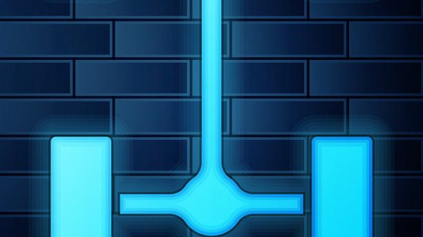 发光的霓虹灯底盘汽车图标孤立的砖图片下载