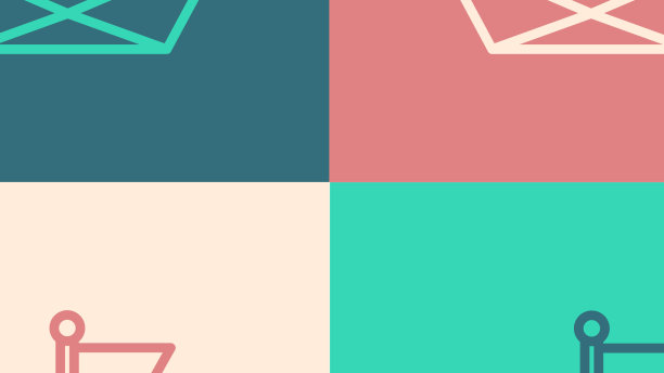 波普艺术线折叠纸船图标孤立上图片下载