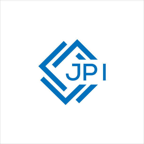 Jpi字母标志设计黑色背景Jpi图片下载