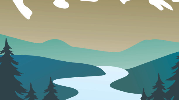 山区河流户外图片下载