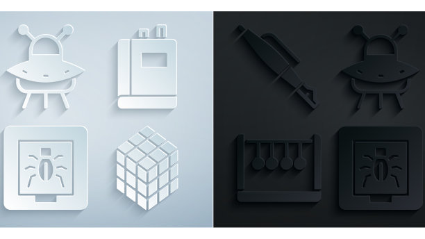 集昆虫于一体的画框书摆魔方图片下载