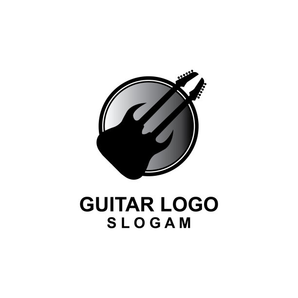 吉他标志设计乐器图片下载