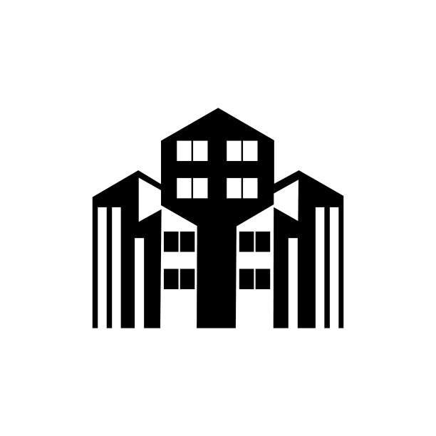 简单的城市建筑标志图片下载
