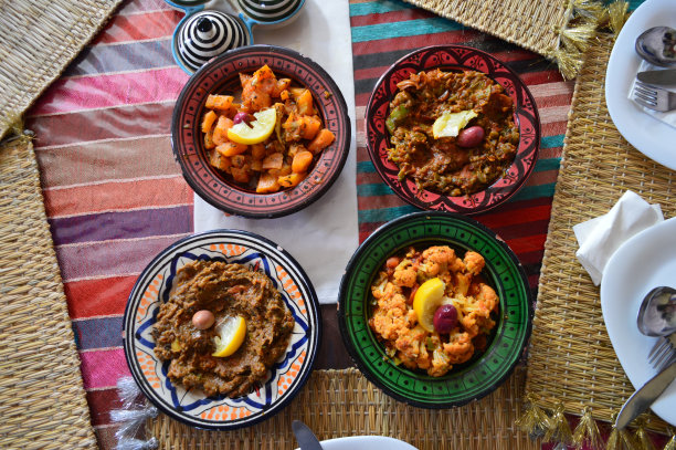 传统的摩洛哥沙拉图片下载