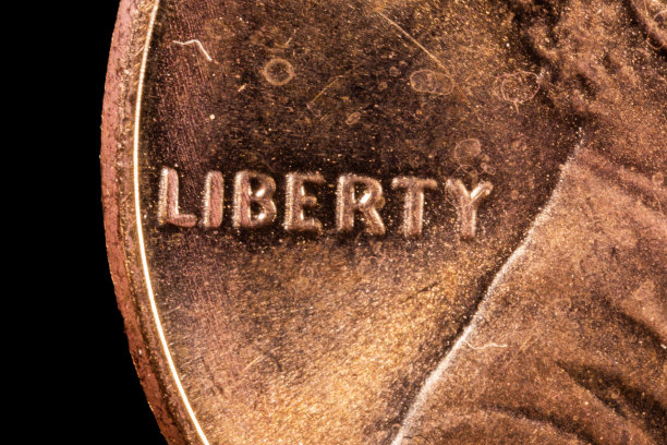 2014年林肯便士细节。自由图片下载