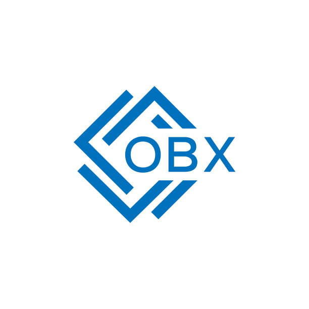 白底Obx字母logo设计图片下载
