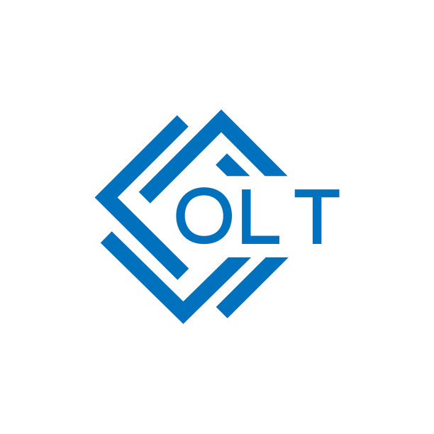Olt字母标志设计在白色背景Olt图片下载