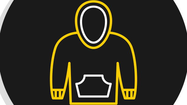 线卫衣图标孤立在白色背景图片下载