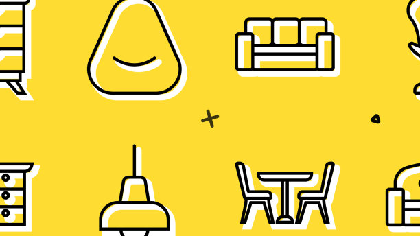 集线扶手椅衣柜pouf家具图片下载