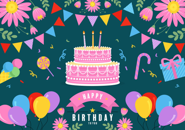 生日快乐祝福图片下载