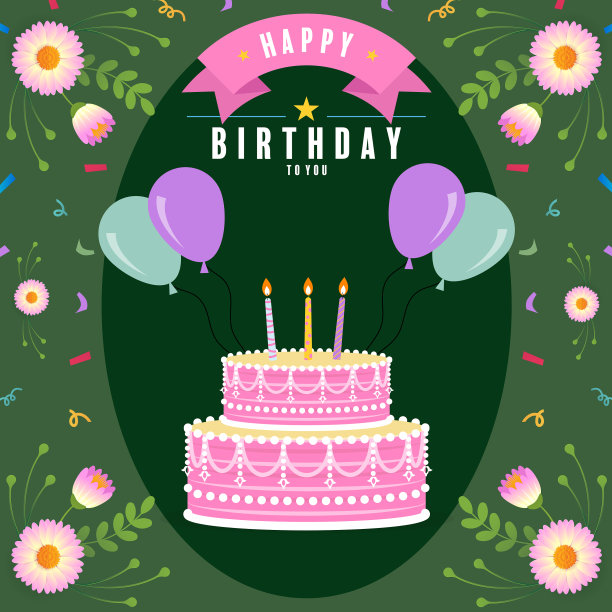 生日快乐祝福图片下载